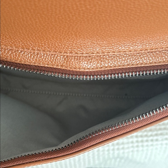 COLE HAAN -  Tan Leather Backpack - Picture 7 of 8